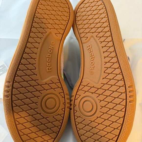 Reebok  Club C Ground Sneakers 'Purple/Lime'  Women Size 6  NEW with box - Picture 8 of 9